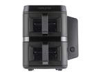 A black APC UPS battery backup system.