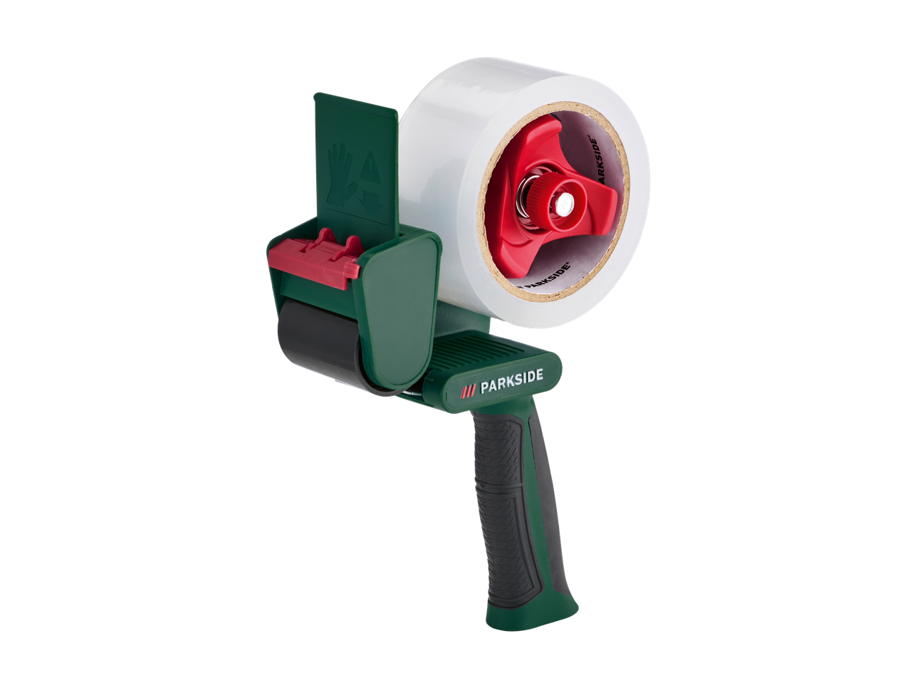 Parkside roheline-punane teibidosaator teibirulliga