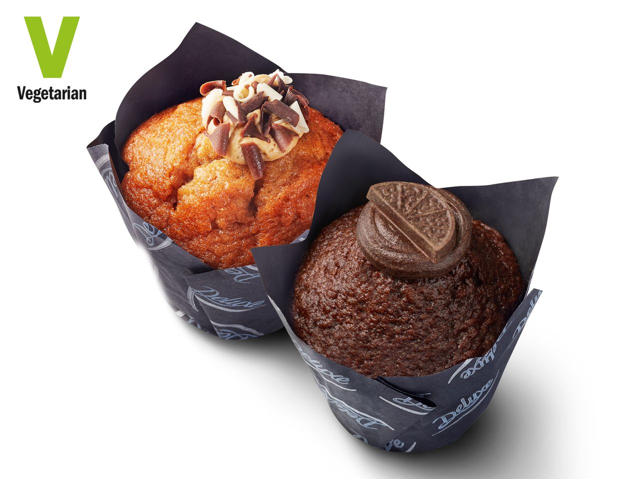 Go to full screen view: Premium Filled Muffins - Chocolate Orange / Speculoos - Image 1