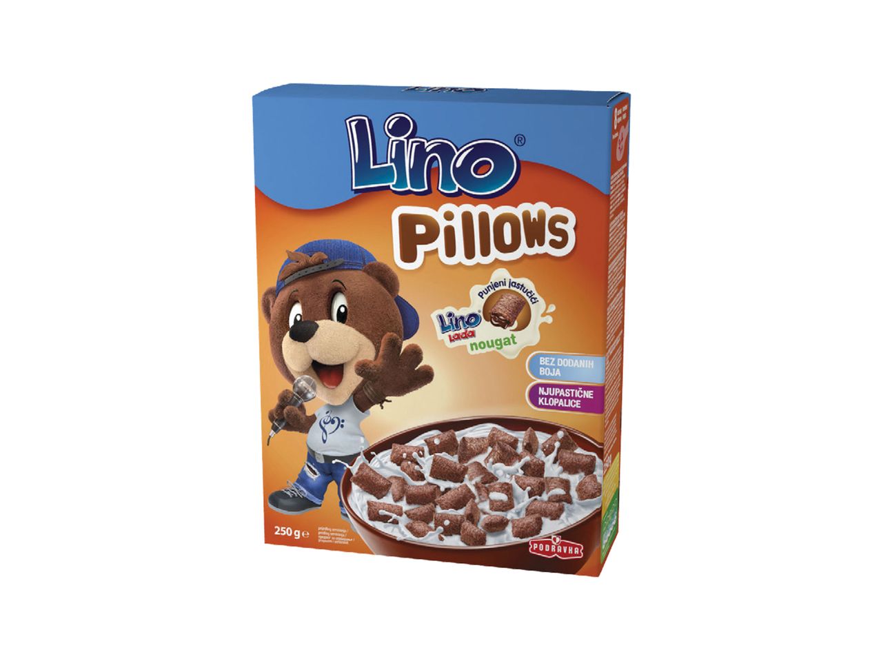 Pakovanje Lino Pillova, čokoladnih žitarica za doručak.
