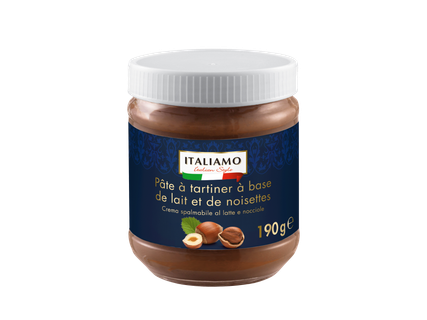 ITALIAMO Pâte à tartiner à base de lait & de noisettes