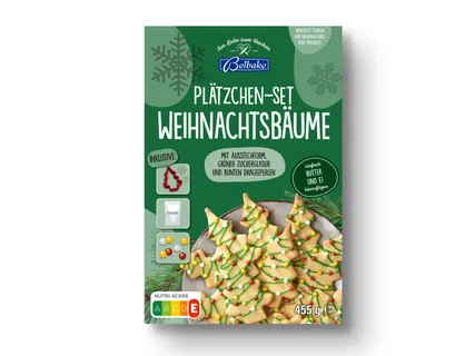 Belbake Plätzchen-Set Weihnachtsbäume