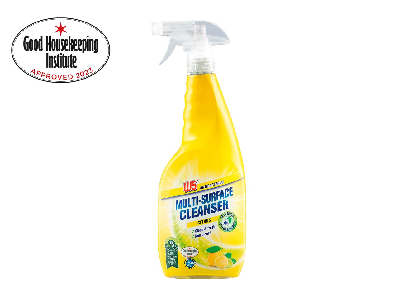 Go to full screen view: W5 Antibacterial Multi-Action Cleaner - Image 1