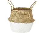 LIVARNO Διακοσμητικό καλάθι: πλεκτό, δίχρωμο, με χερούλια.