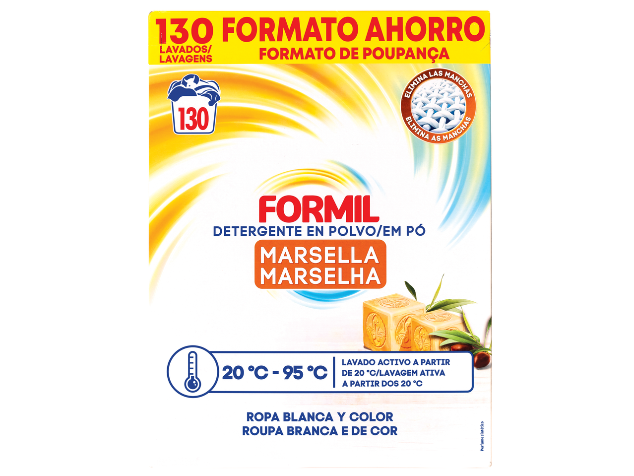 Detergente em Pó Marselha 130 Doses