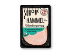 Pakke med 90g Hammel Hamburgerryg, dansk produceret og skåret i 6 saftige skiver.