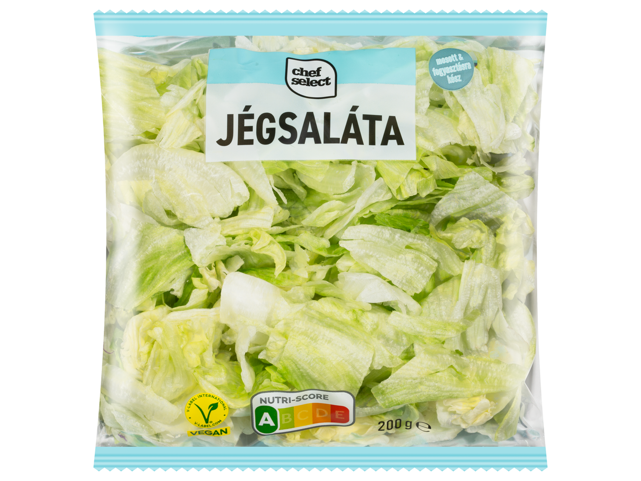 Chef Select Jégsaláta átlátszó csomagolásban, 200g