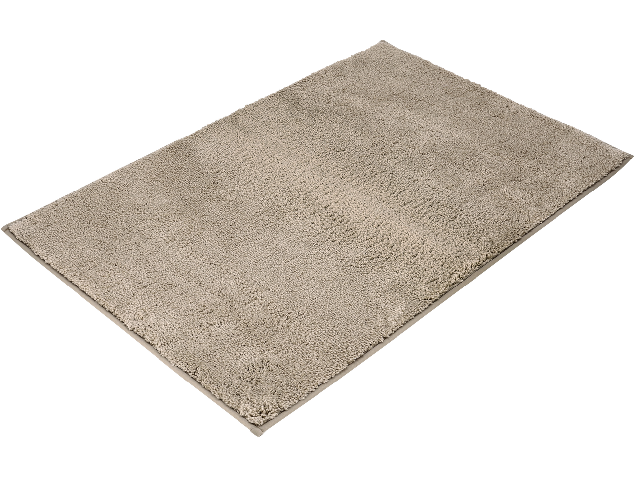 Ristkülikukujuline beež vannitoamatt pehme tekstuuriga