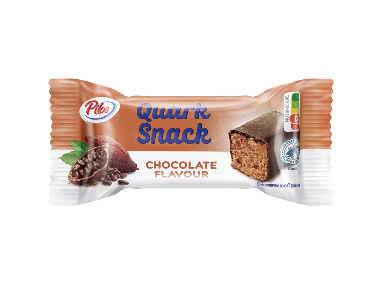 Десерт с извара с вкус на шоколад с 15% протеин, Pilos, 40 g/опаковка