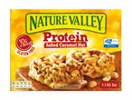 Nature Valley Protein Salted Caramel Nut bars: 4 x 40g gluten-free bars, 10g protein per bar.