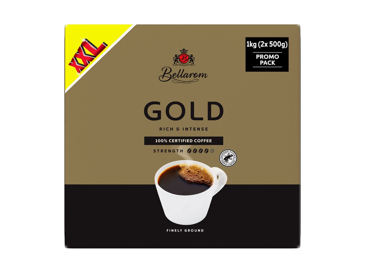 Village Gold instant coffee box.
