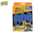 Special edition blue scrub sponge in the shape of Stitch, packaged in a box.