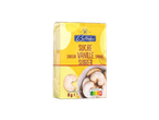 Sachets de sucre saveur vanille Belbake avec biscuits et Nutri-Score.