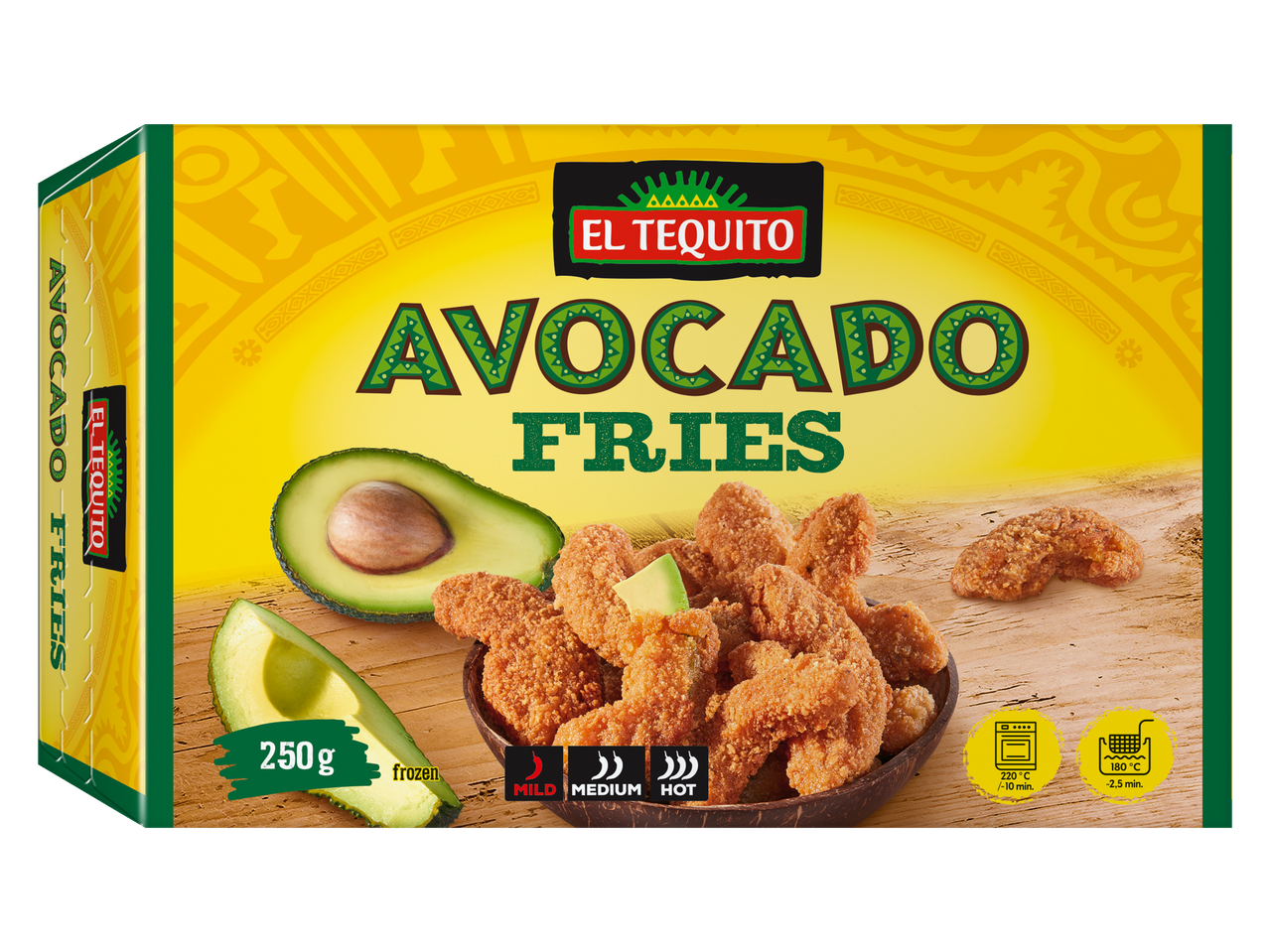 El Tequito šaldyti avokadų bulvytės, 250g.