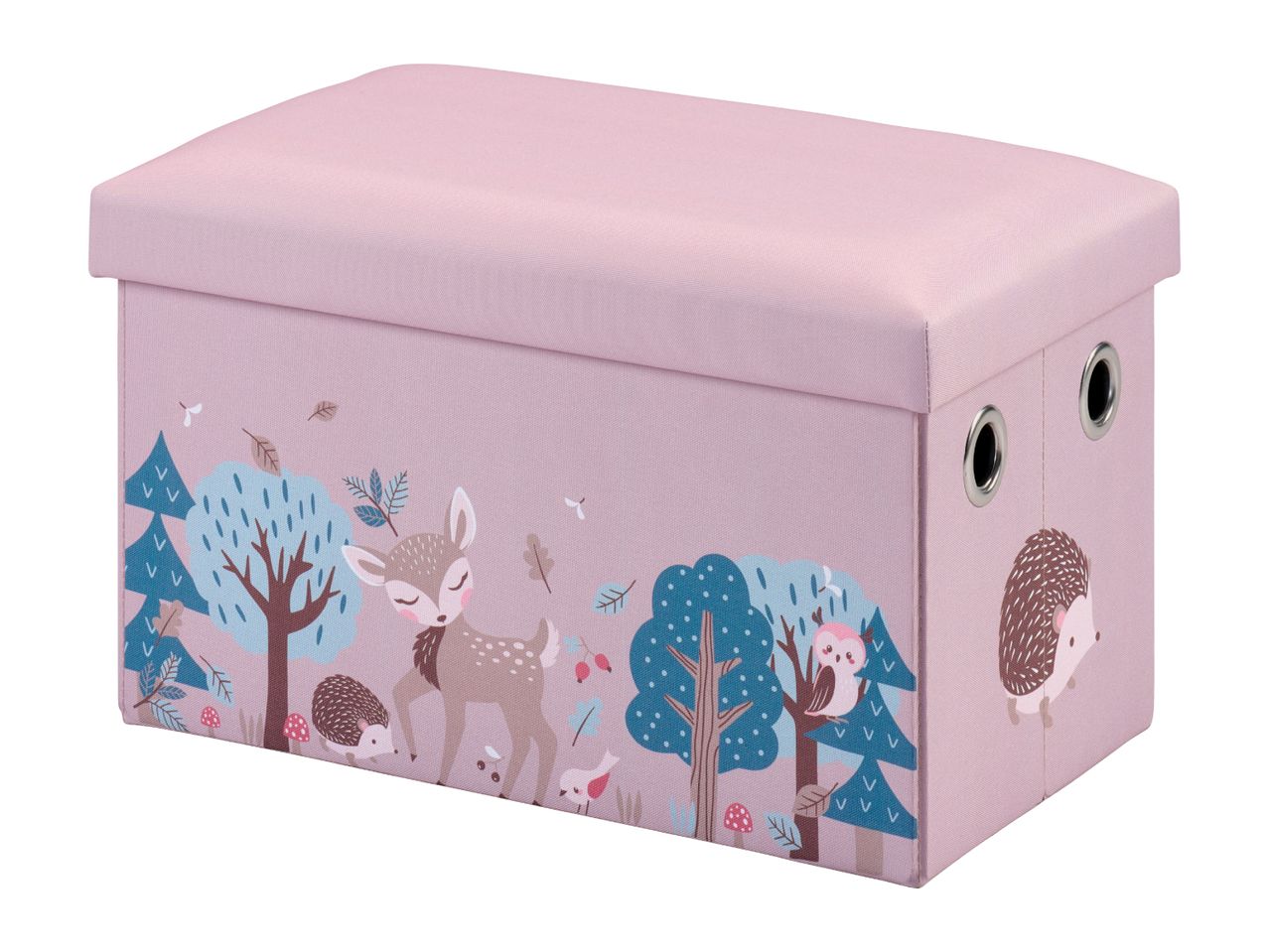 Livarno Home Pink Storage Ottoman