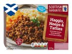 Scottish Haggis, Neeps & Tatties: Haggis with mashed potatoes & swede.
