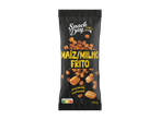 Pacote de milho frito Snack Day, 170g, crocante e saboroso.