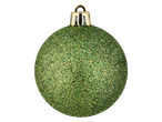 Bola de Natal verde com glitter LIVARNO home