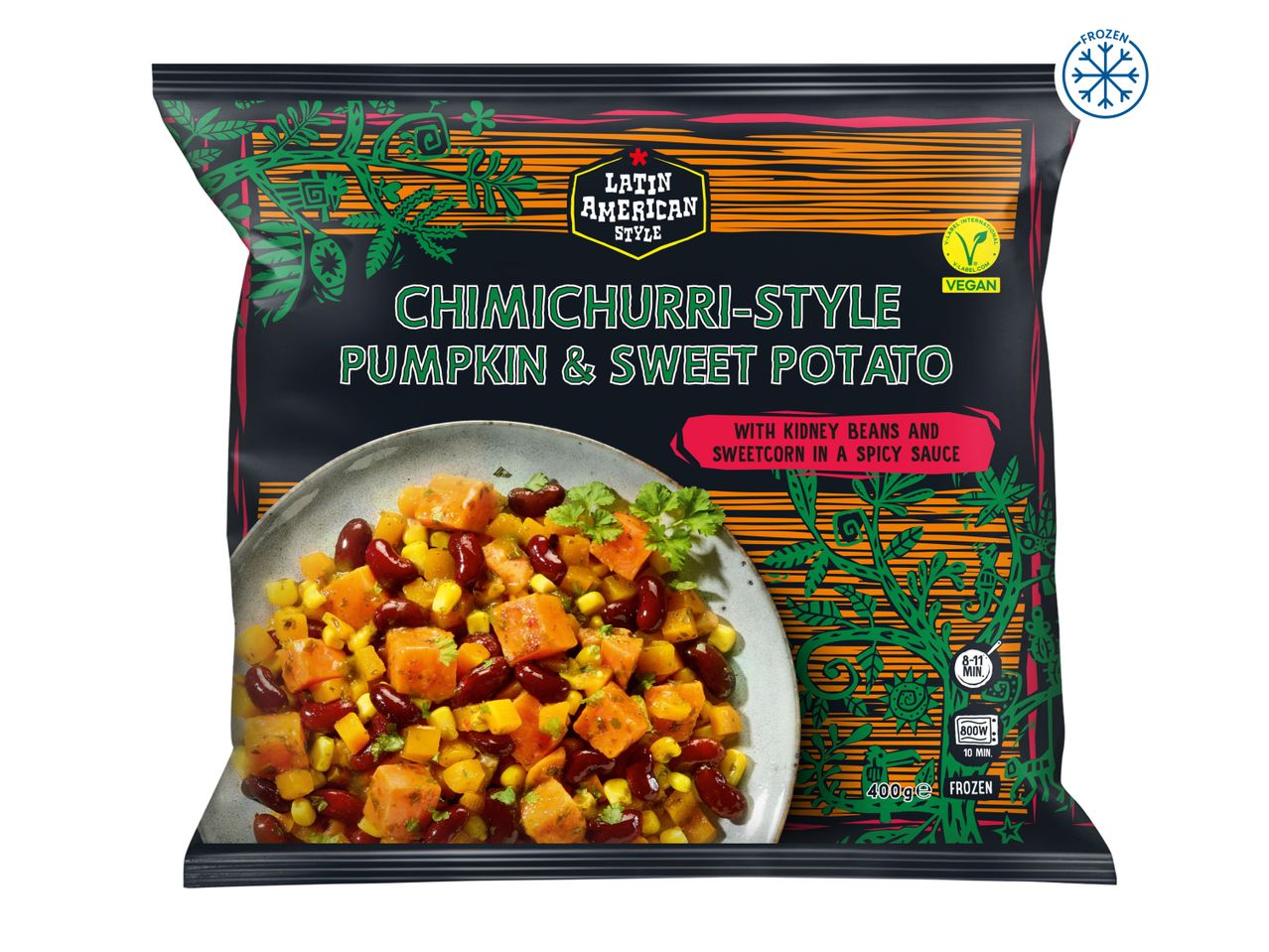 Green Chef's Crunchy-Style Pumpkin & Sweet Potato frozen meal.