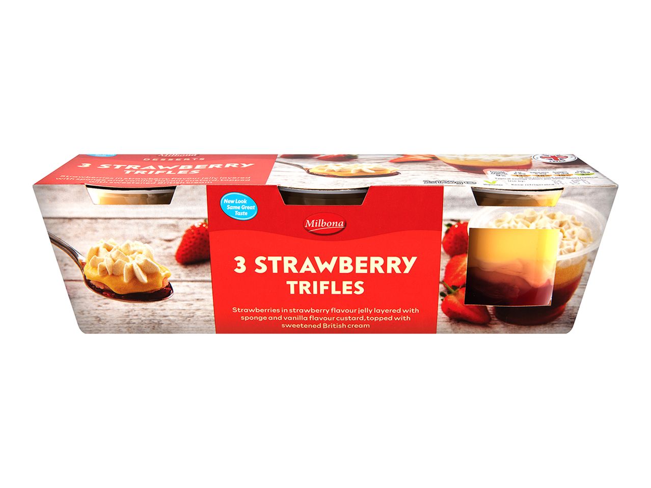 Go to full screen view: Milbona Strawberry Trifles - Image 1