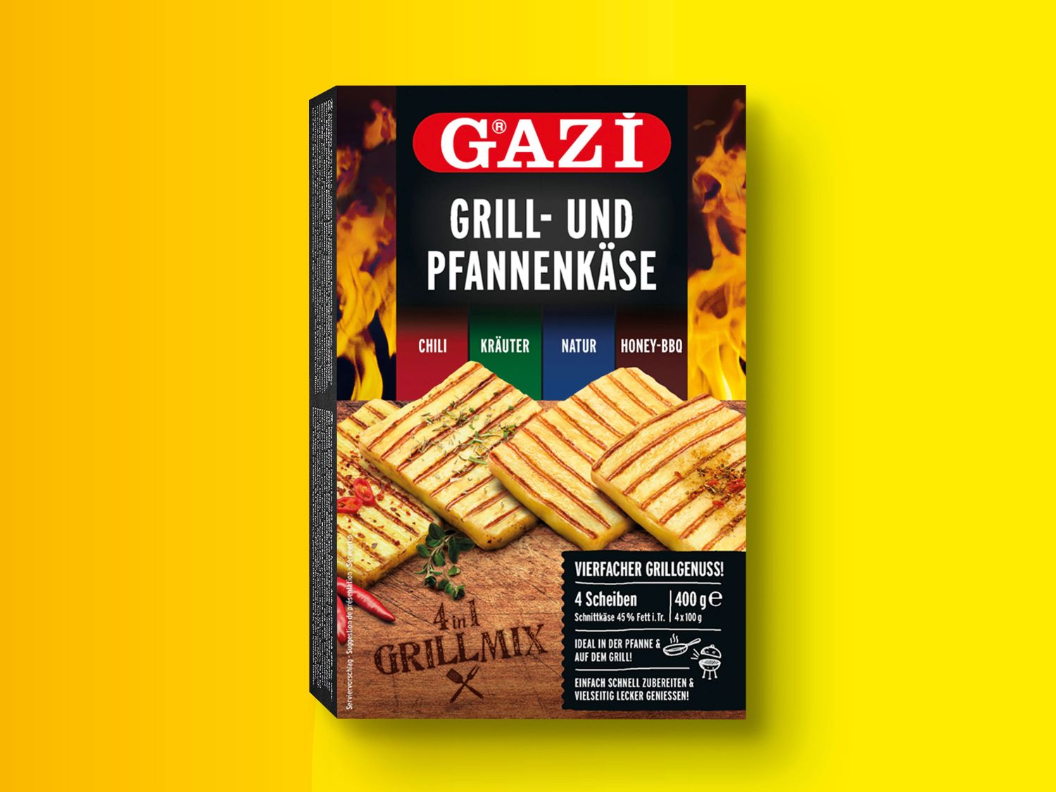 ᐉ Gazi Grill- und Pfannenkäse XXL / DE / Price Compare - Lidl