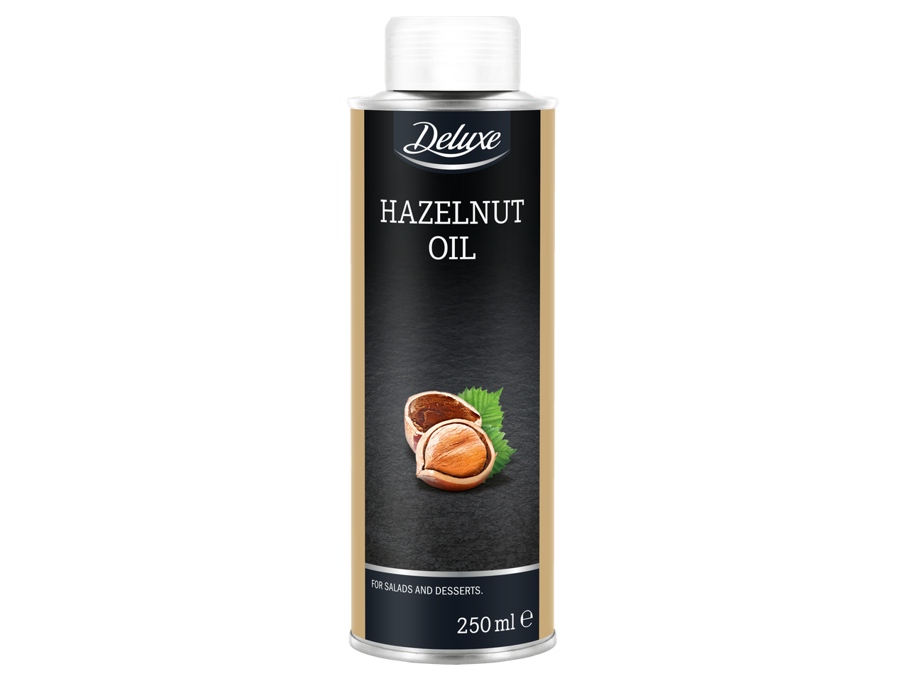 Lazdyno riešutų aliejaus butelis salotoms ir desertams, 250 ml