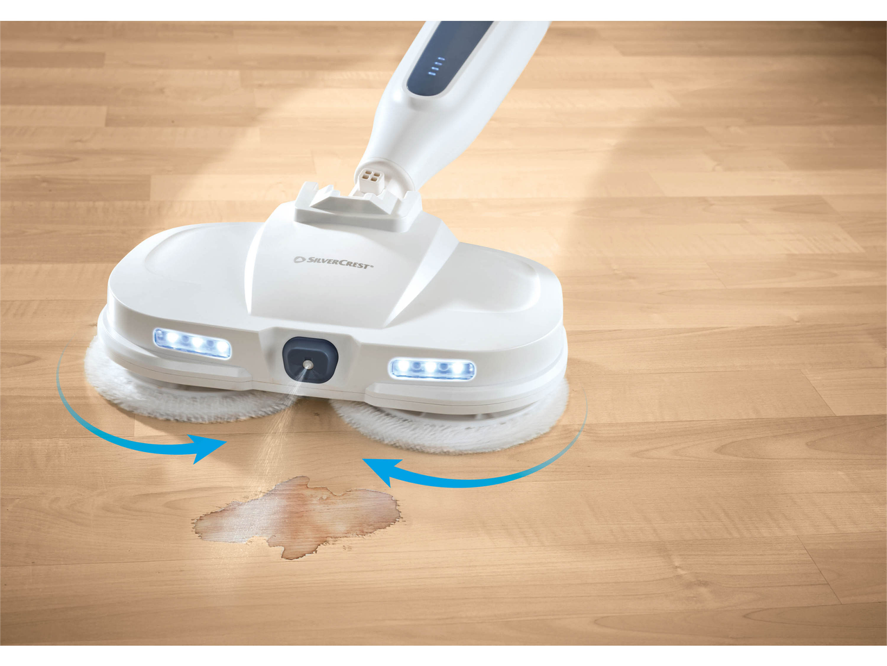 Lavapavimenti ricaricabile con spruzzatore