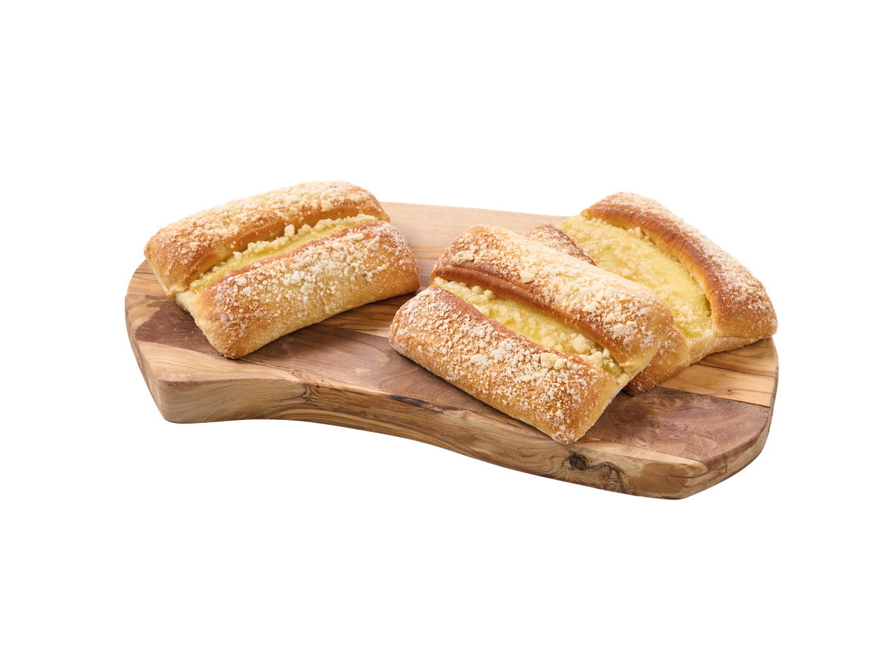 Koorega saiakesed puuplaadil.