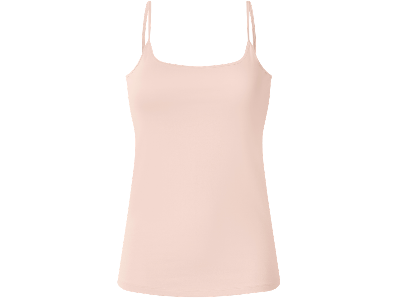 Light pink women's camisole with thin straps.