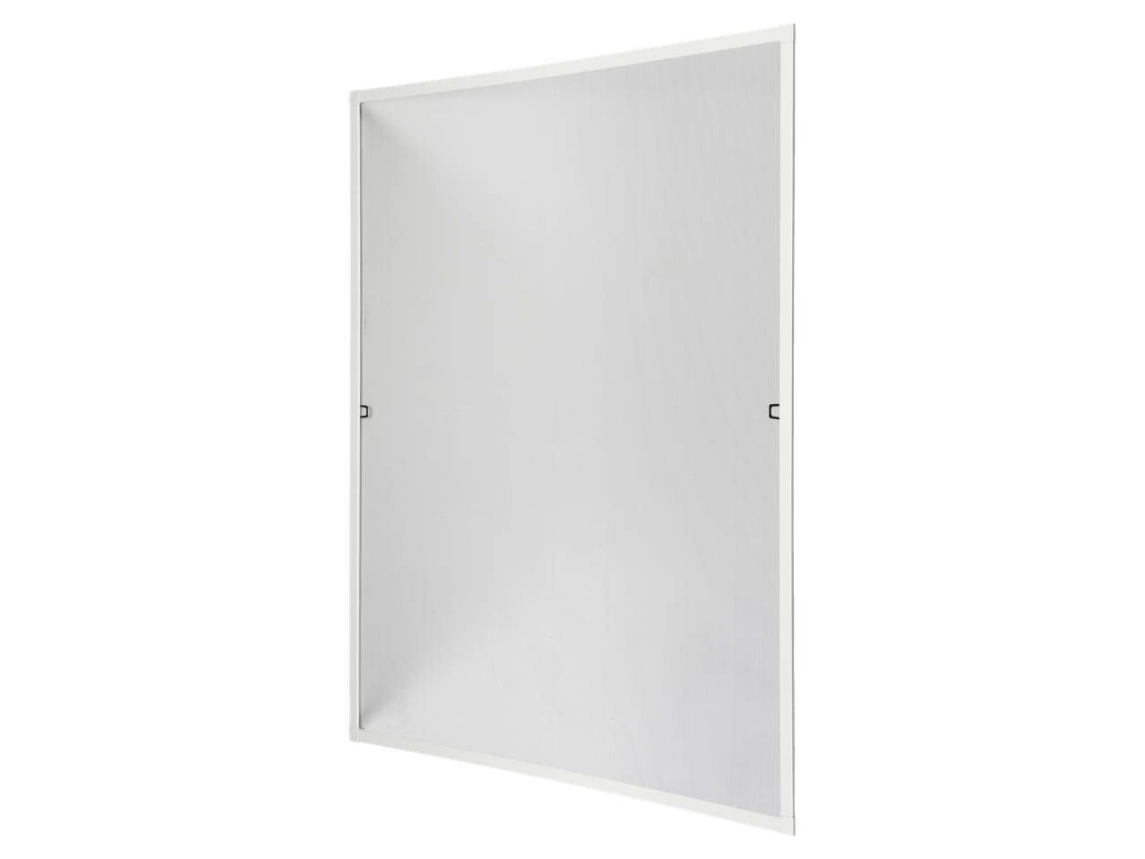 Fehér szúnyogháló ablak, modern dizájn.