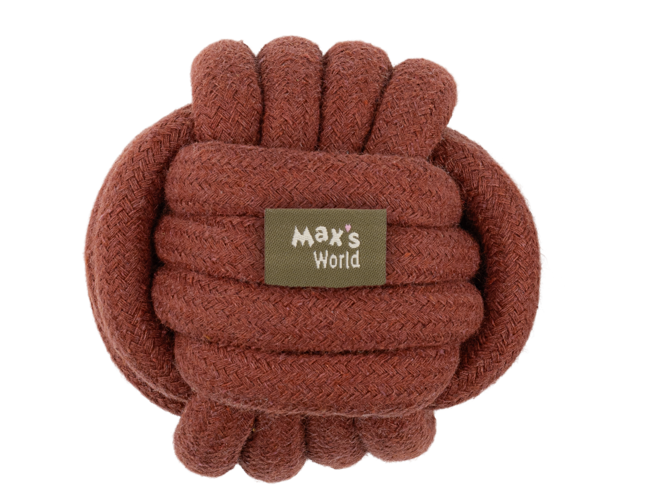 Max's World bruin touwspeelgoed voor honden