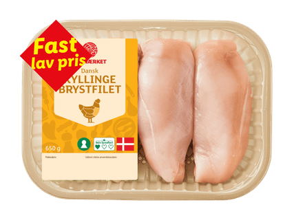 MADVÆRKET Kyllingebrystfilet uden vand