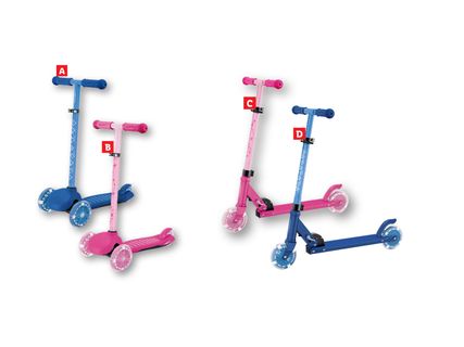 HotWheels® LED-rullikutega tõukeratas