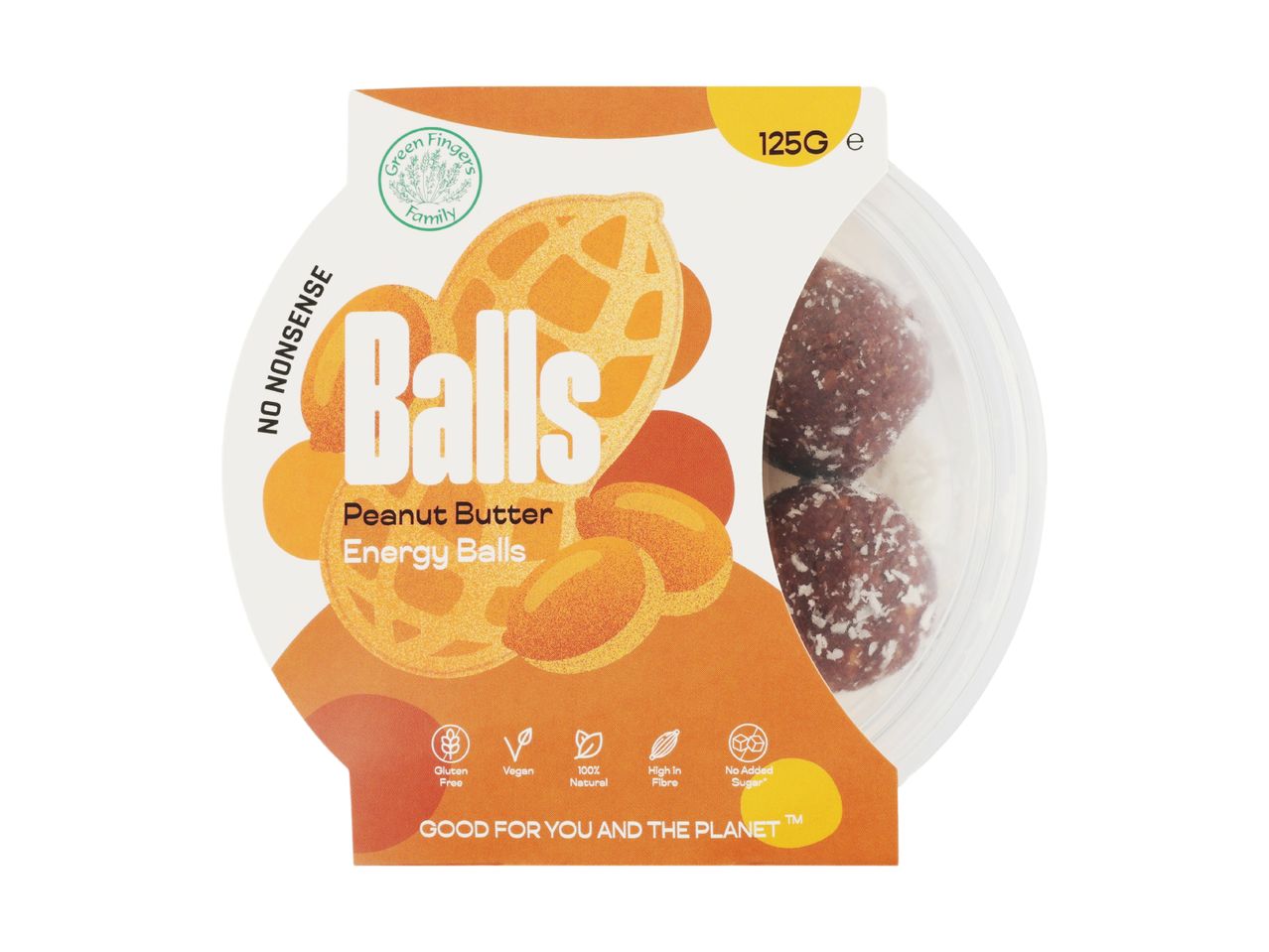 Green Fingers Family Balls Peanut Butter Energy Balls (125g)