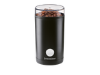 Râșniță de cafea SILVERCREST® cu capac transparent plin cu boabe de cafea.
