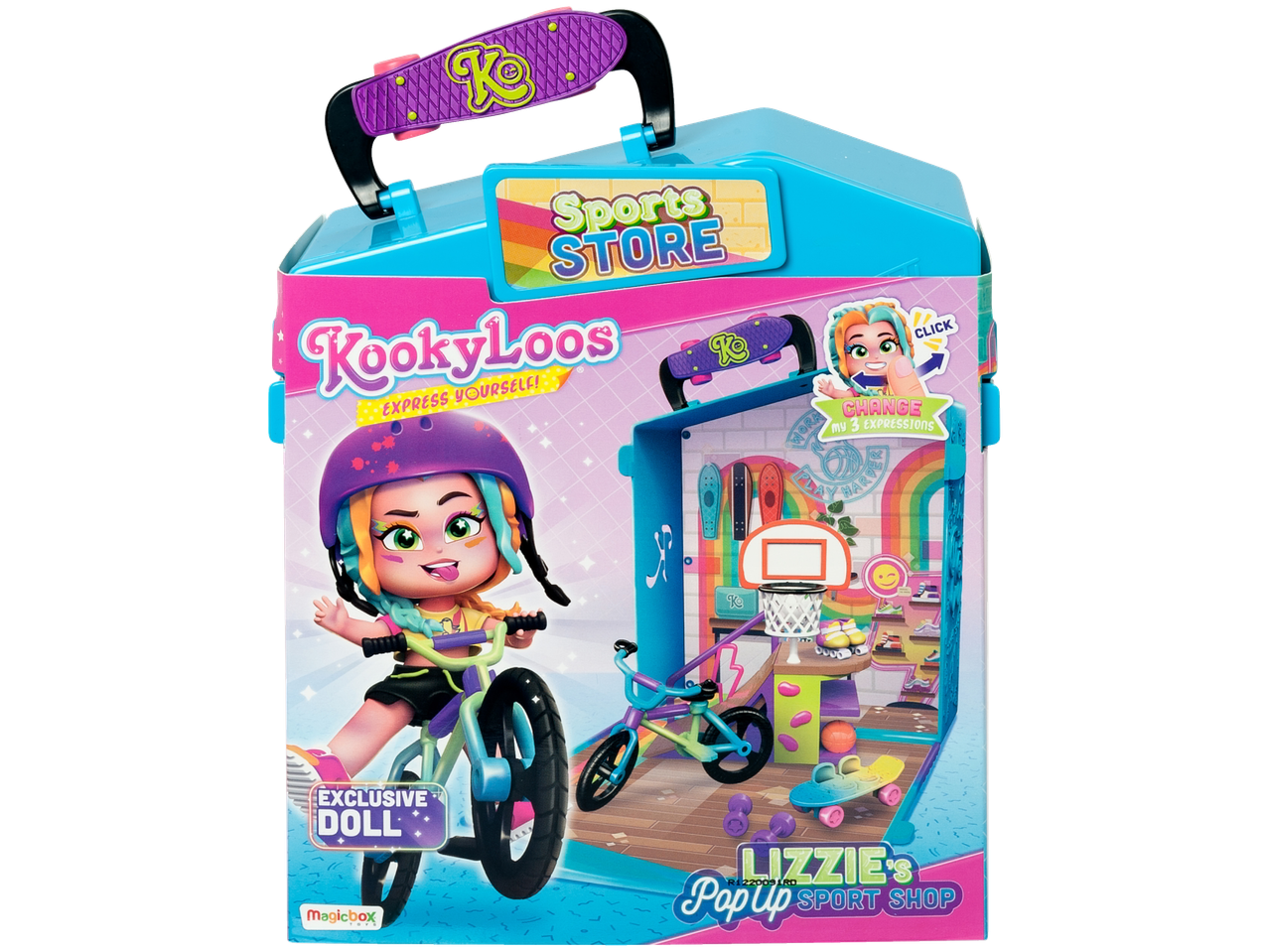 Magicbox TOYS® Zestaw Pop Up z figurką KookyLoos