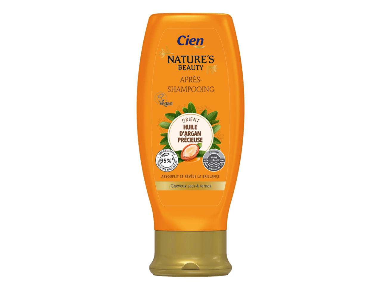 Cien Nature's Beauty Après-shampooing Huile d'Argan pour cheveux secs & ternes