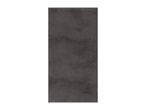 Dark grey bath towel with a textured surface