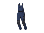 Blaue Arbeitshose mit Kniepolstern.