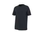 T-shirt PARKSIDE preta de manga curta com logótipo na gola e na manga.