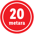 Oznaka: 20 metara.