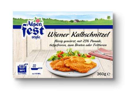 Alpenfest Wiener Kalbschnitzel