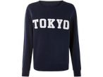 Mörkblå tröja med texten "TOKYO".