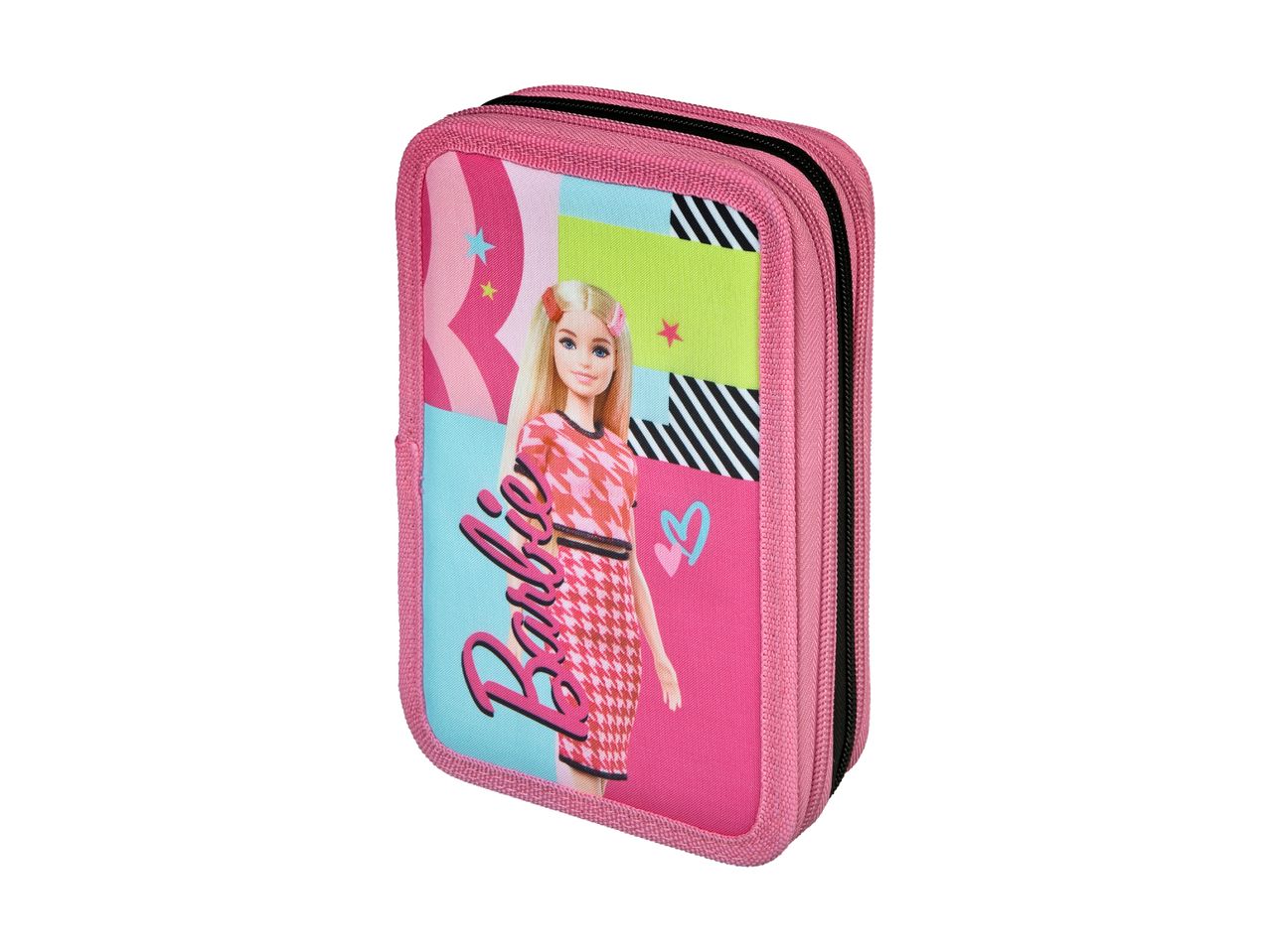 En Barbie-blyantspids med to rum i lyserød.