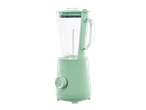 Liquidificador SILVERCREST em verde menta com jarro transparente e escala de medição.