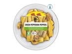 Chef Select XXL Green Pepperoni Peppers with soft cheese filling and grilled olives.