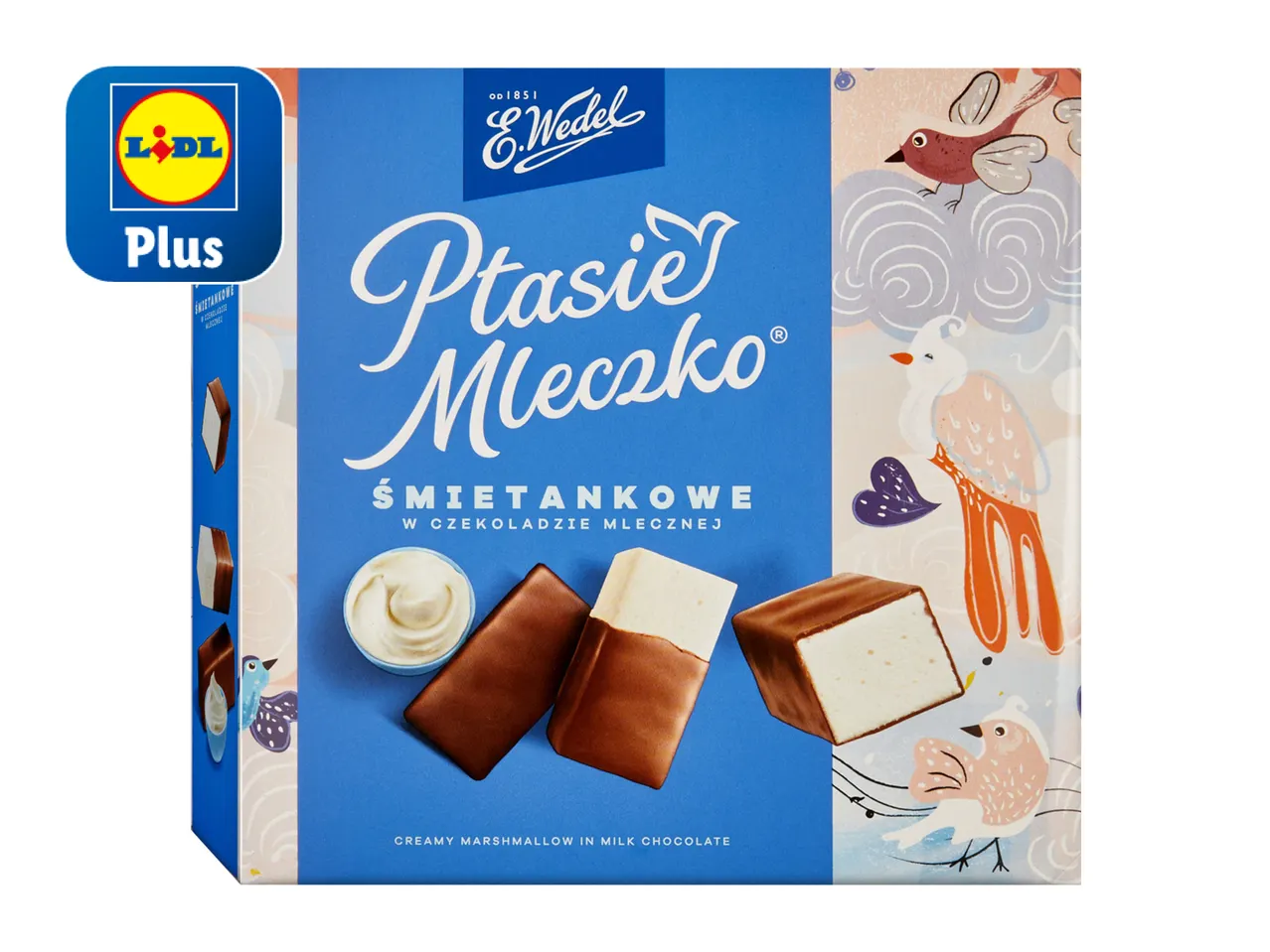 Lidl Plus offers Plasie Mleczko Świąteczne chocolate bars.