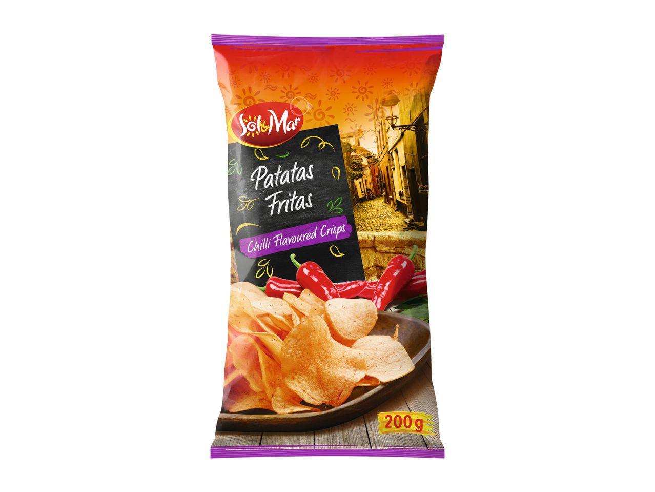 Sol&Mar chilli flavoured crisps.