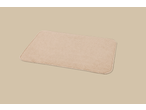 Livarno Home Bath Mat in a light beige color, rectangular with rounded corners.