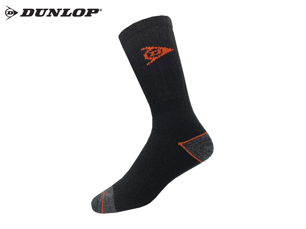 Dunlop Men’s Black Work Socks - 3 Pairs